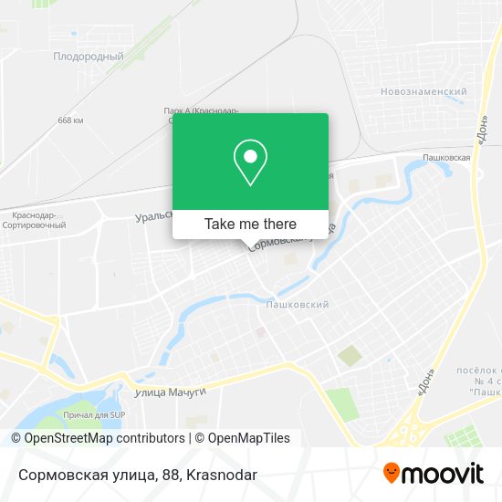 Сормовская улица, 88 map