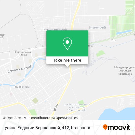 улица Евдокии Бершанской, 412 map