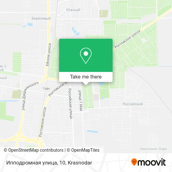 Ипподромная улица, 10 map