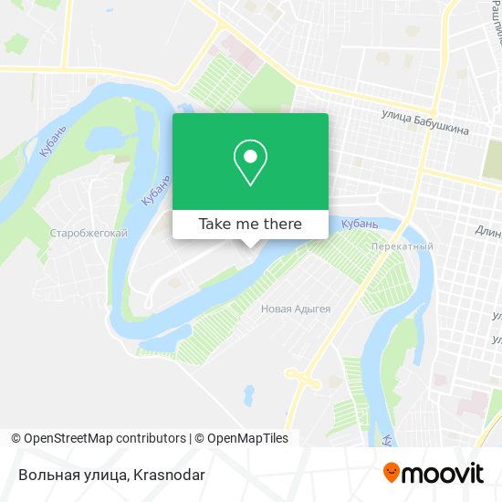 Вольная улица map