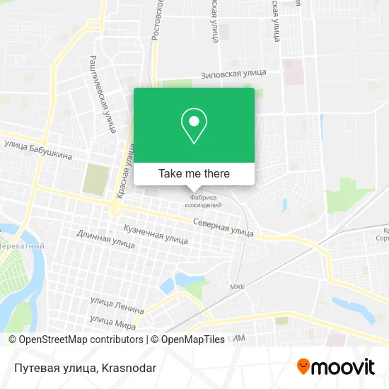 Путевая улица map