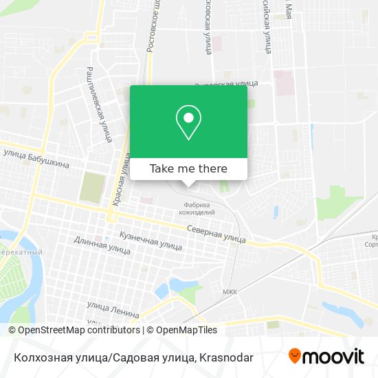 Колхозная улица/Садовая улица map