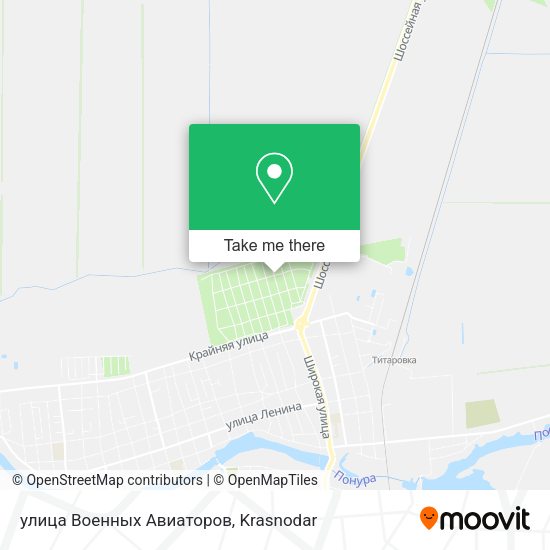 улица Военных Авиаторов map