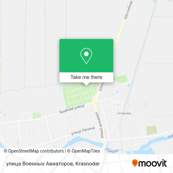 улица Военных Авиаторов map