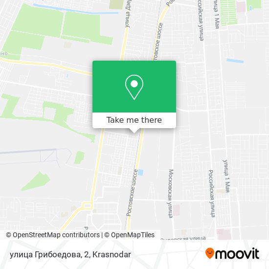улица Грибоедова, 2 map