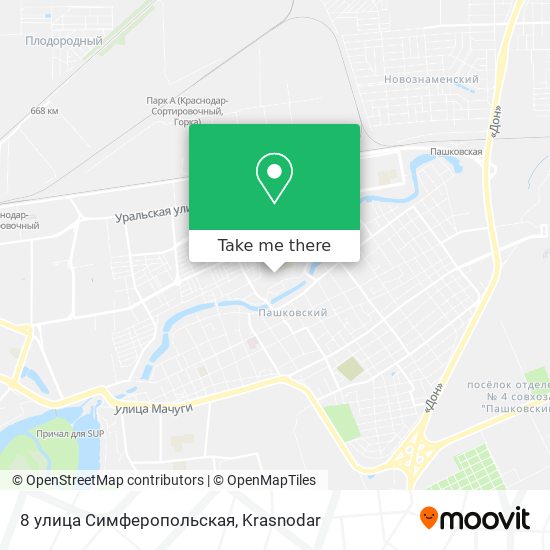 8 улица Симферопольская map