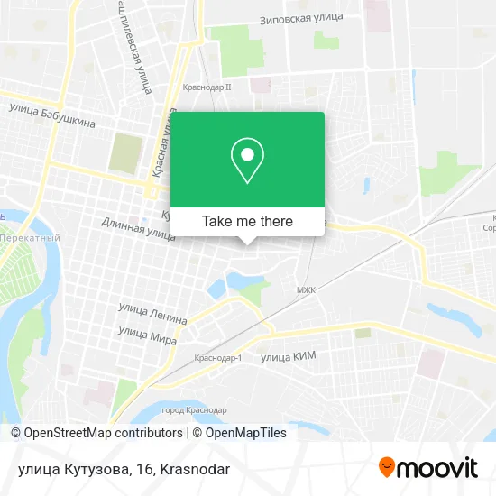 улица Кутузова, 16 map