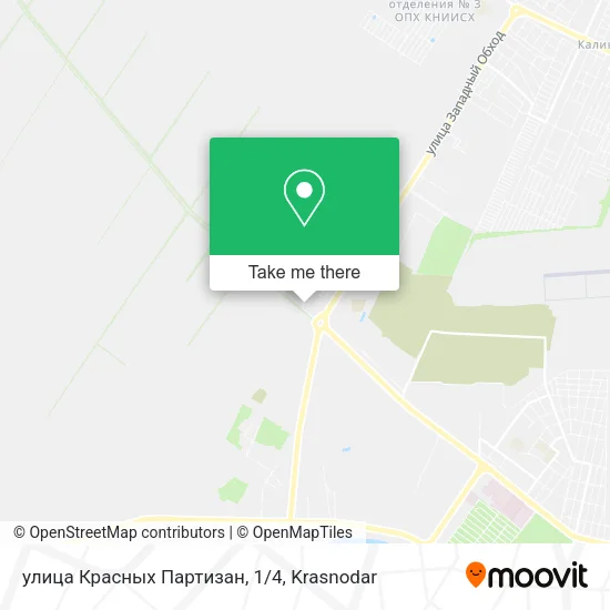 улица Красных Партизан, 1/4 map