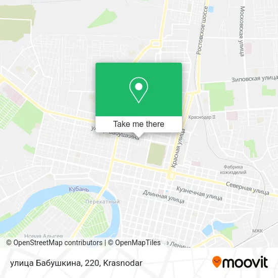 улица Бабушкина, 220 map
