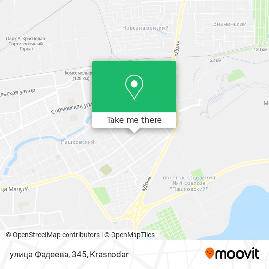 улица Фадеева, 345 map