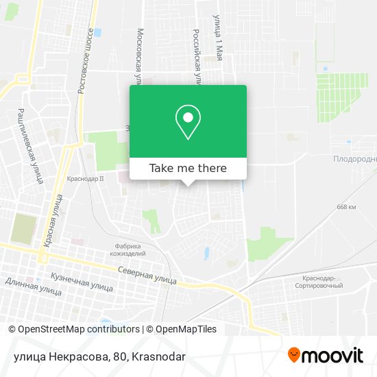 улица Некрасова, 80 map