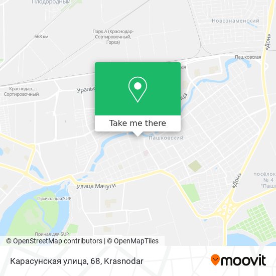 Карасунская улица, 68 map