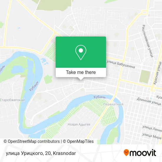 улица Урицкого, 20 map