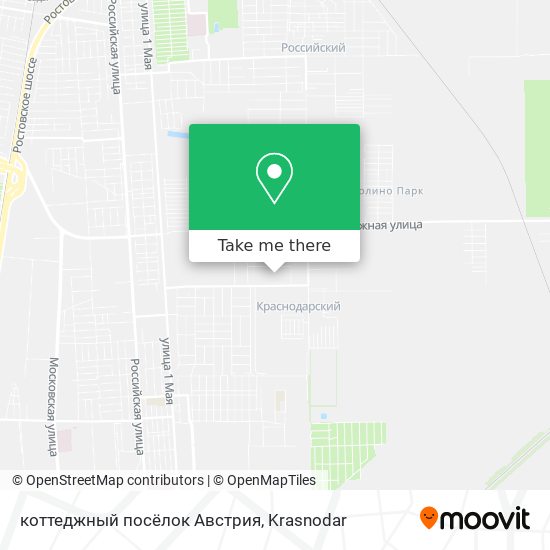 коттеджный посёлок Австрия map