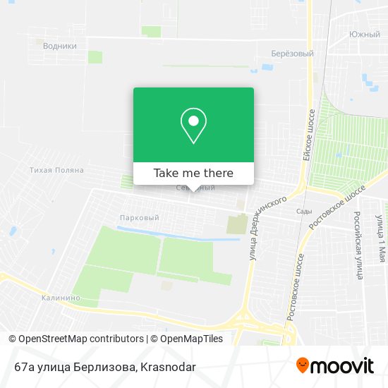 67а улица Берлизова map