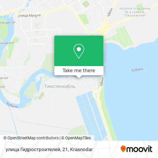 улица Гидростроителей, 21 map