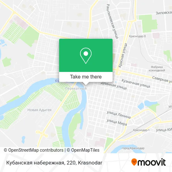 Кубанская набережная, 220 map