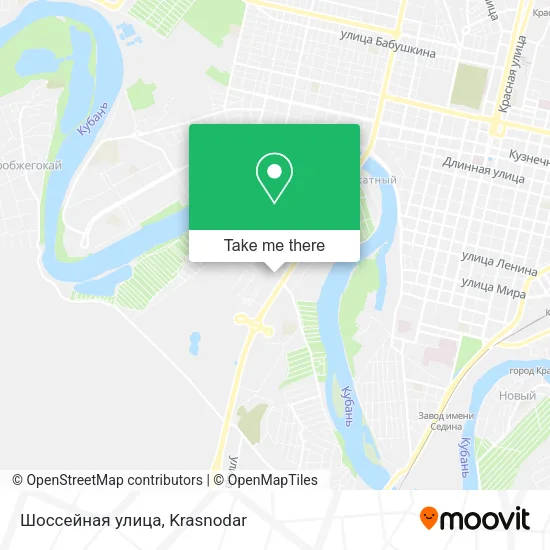 Шоссейная улица map