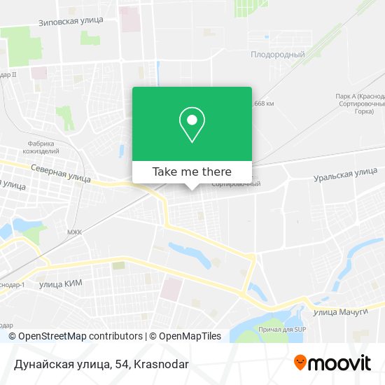 Дунайская улица, 54 map