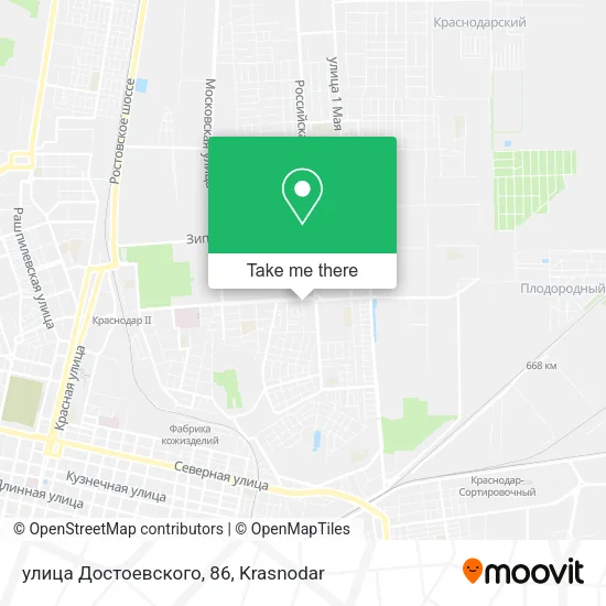 улица Достоевского, 86 map
