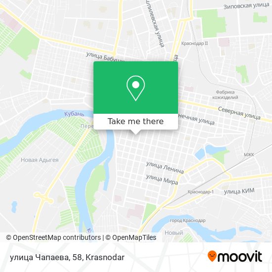 улица Чапаева, 58 map