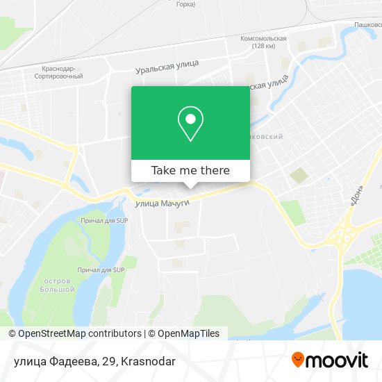 улица Фадеева, 29 map
