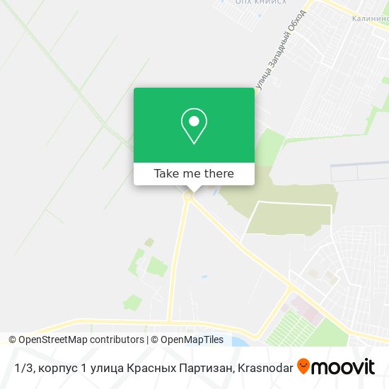 1 / 3, корпус 1 улица Красных Партизан map