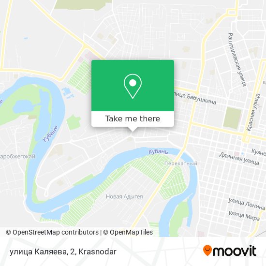 улица Каляева, 2 map