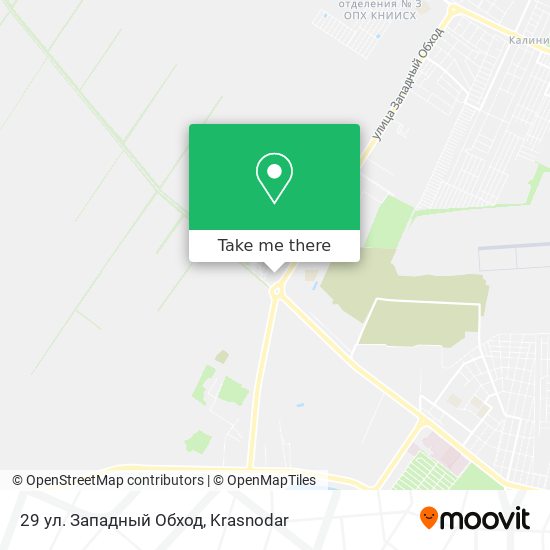 29 ул. Западный Обход map
