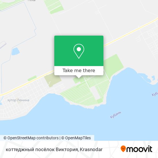 коттеджный посёлок Виктория map
