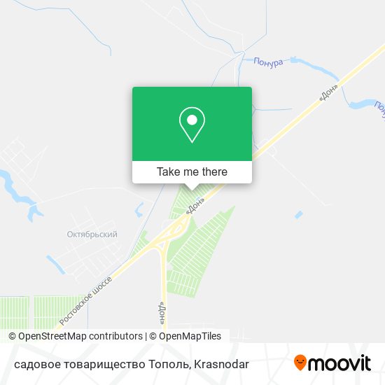 садовое товарищество Тополь map