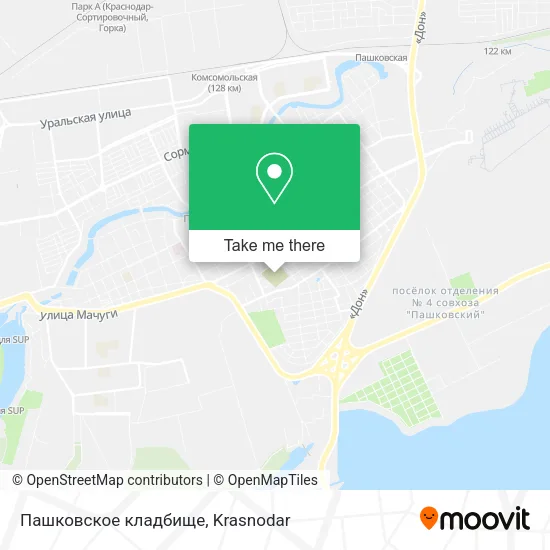 Пашковское кладбище map