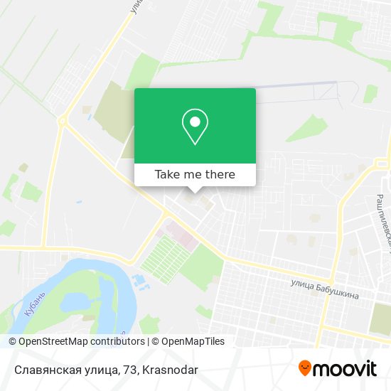 Славянская улица, 73 map