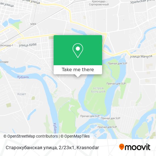 Старокубанская улица, 2/23к1 map