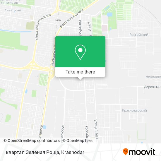 квартал Зелёная Роща map