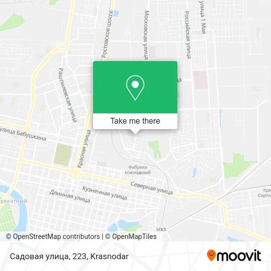 Садовая улица, 223 map