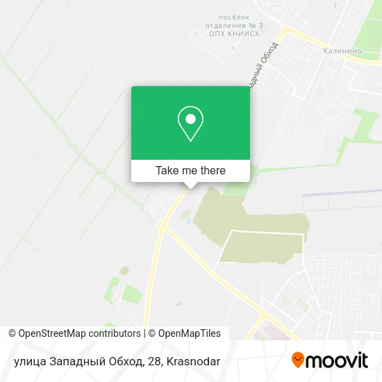 улица Западный Обход, 28 map