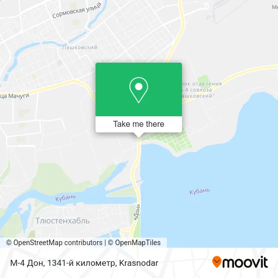 М-4 Дон, 1341-й километр map