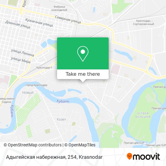 Адыгейская набережная, 254 map