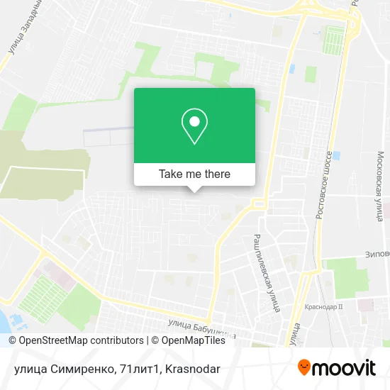 улица Симиренко, 71лит1 map