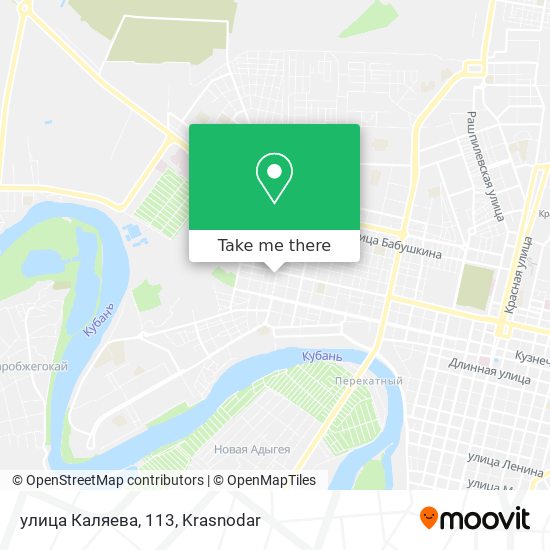 улица Каляева, 113 map