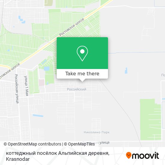 коттеджный посёлок Альпийская деревня map