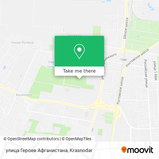 улица Героев Афганистана map