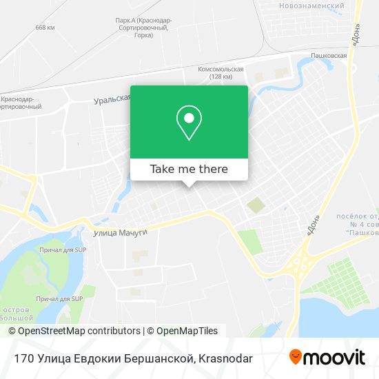 170 Улица Евдокии Бершанской map