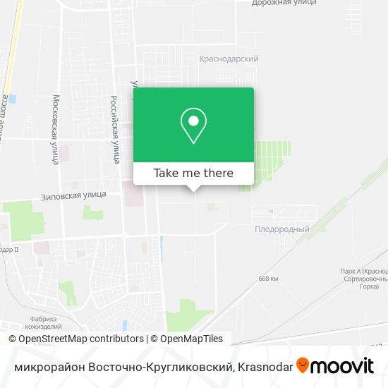 микрорайон Восточно-Кругликовский map