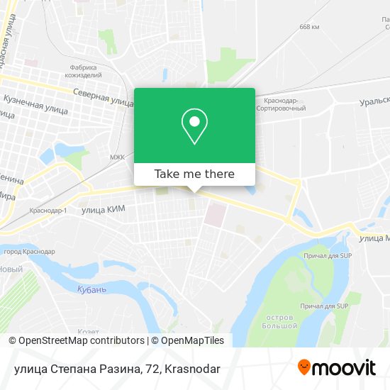 улица Степана Разина, 72 map