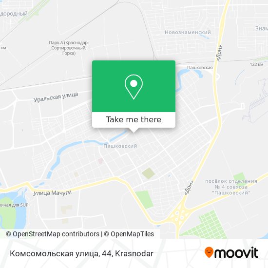 Комсомольская улица, 44 map