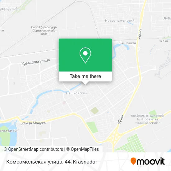 Комсомольская улица, 44 map