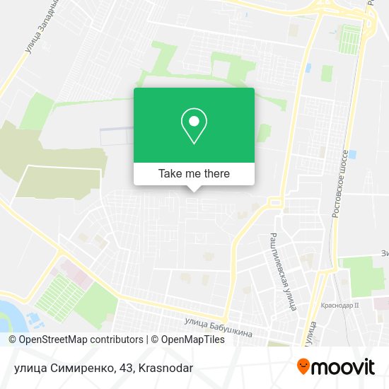 улица Симиренко, 43 map