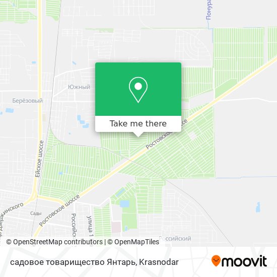 садовое товарищество Янтарь map
